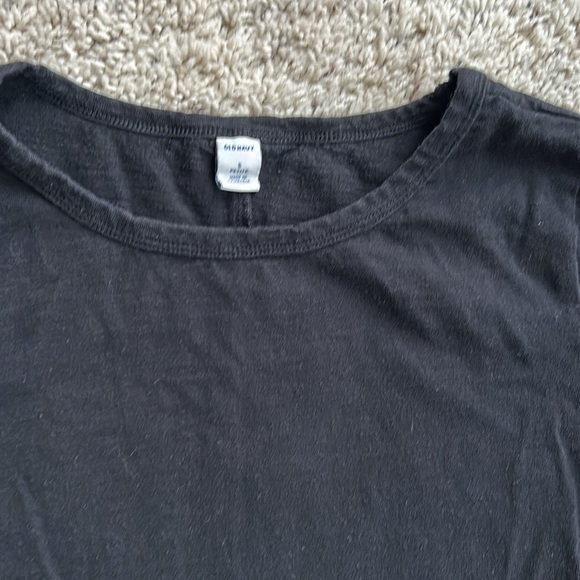 Old Navy, black T-shirt, dress, size XS petite - Picture 2 of 6
